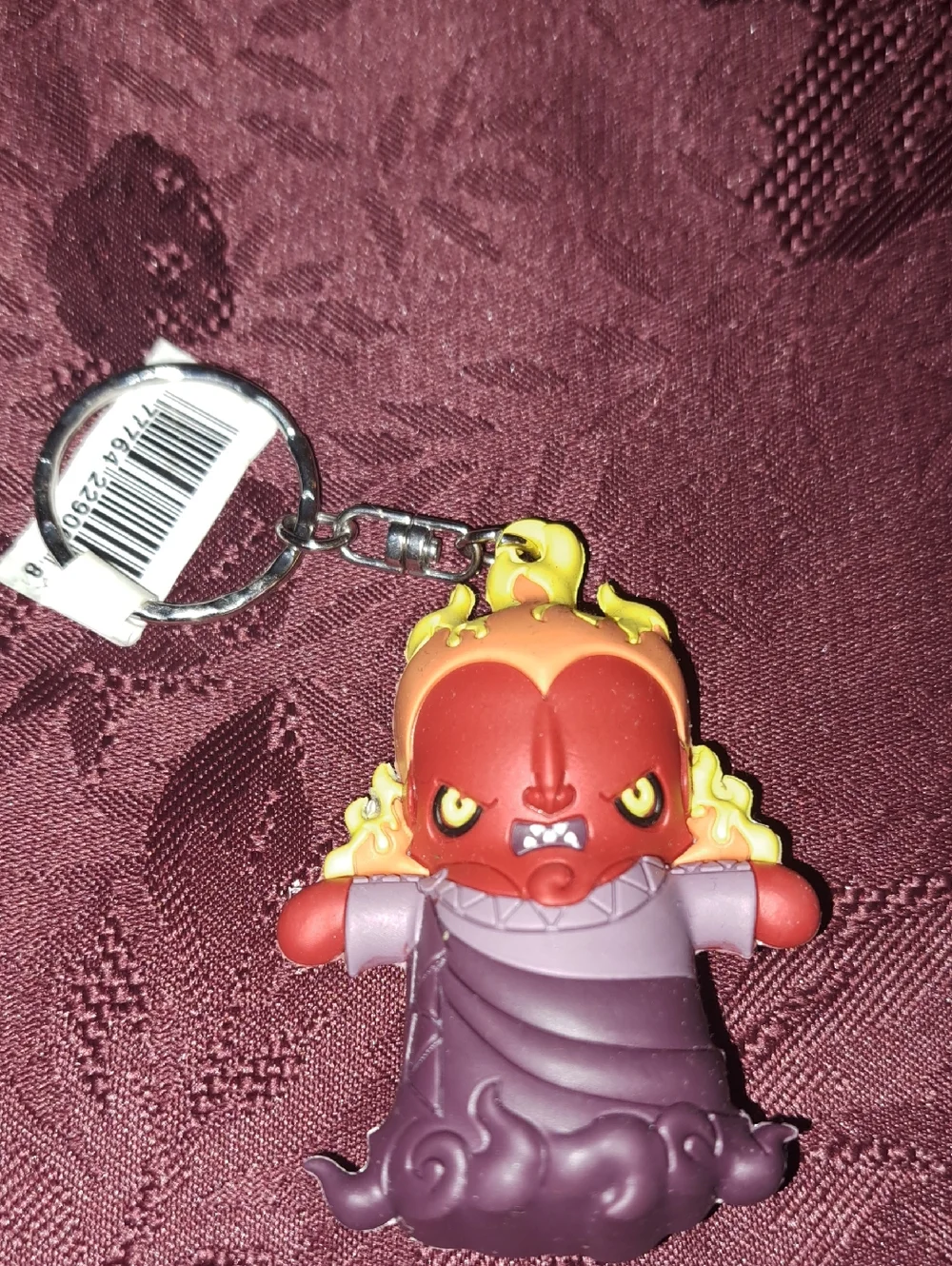 Disney Villians Hercules Angry Hades Keyring New with Tags